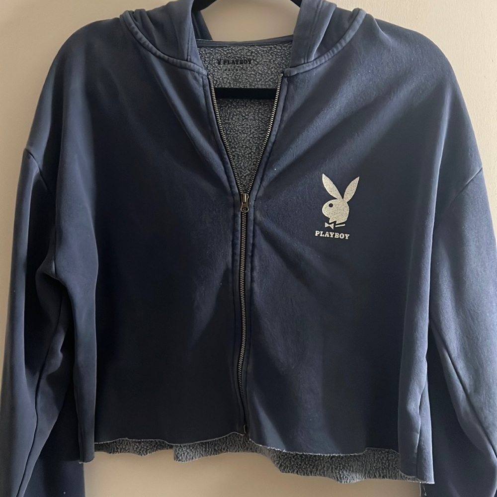 Cropped Pacsun Playboy Hoodie